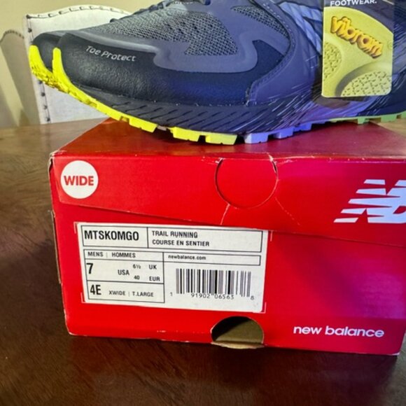 New Balance Men's Summit V1 Trail Running Shoe Size 7 (4E/X-Wide) - Picture 3 of 4